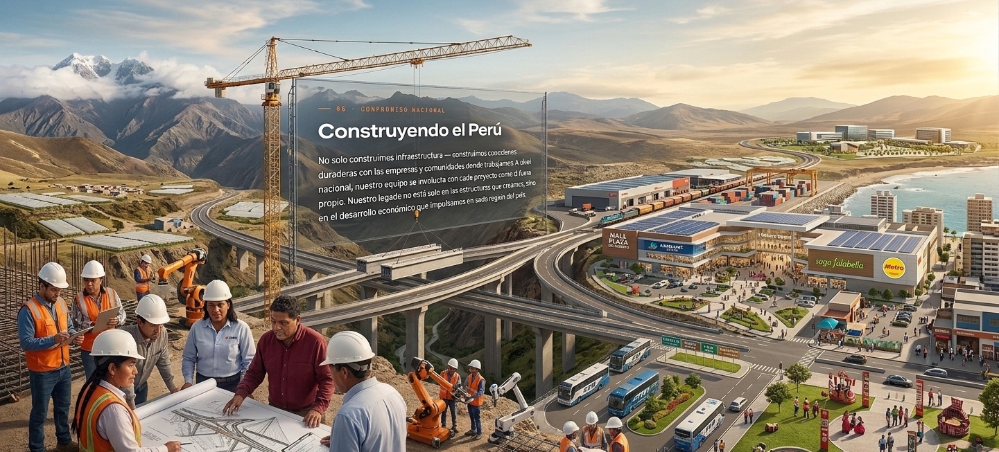 Presencia nacional — construyendo el Perú
